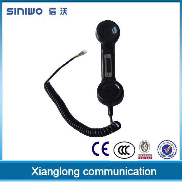 Good Quality Rj11 pH Interface Retractable Corded Telephone Handset